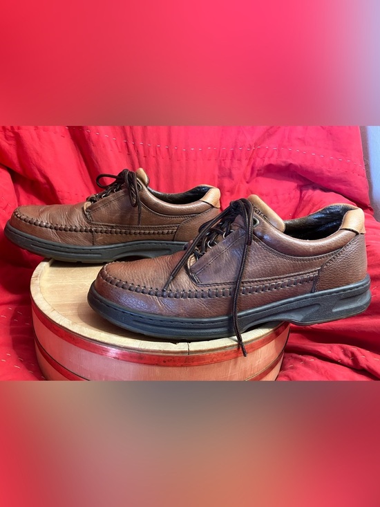 Streetcars Men Leather Oxford Moc Toe Lace Up Size 12 M